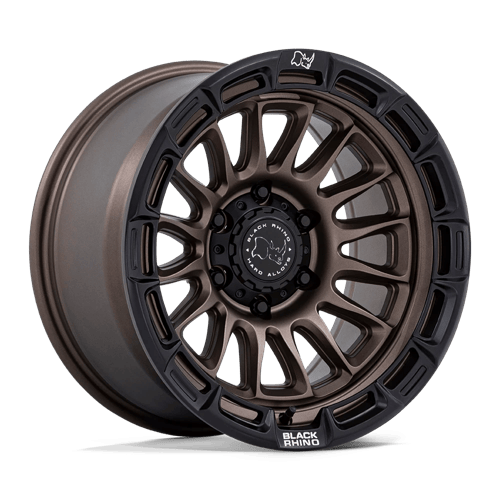 Black Rhino Hard Alloys BR025 Rival 17x9 6x139.7 +1mm Offset Burnt Bronze w/ Matte Black Lip Wheel