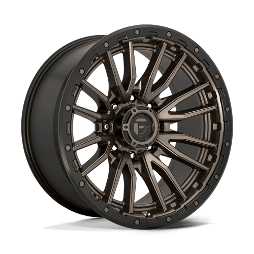 Fuel D681 Rebel 22x10 8x170 -18mm Offset Matte Bronze Black Bead Ring Wheel