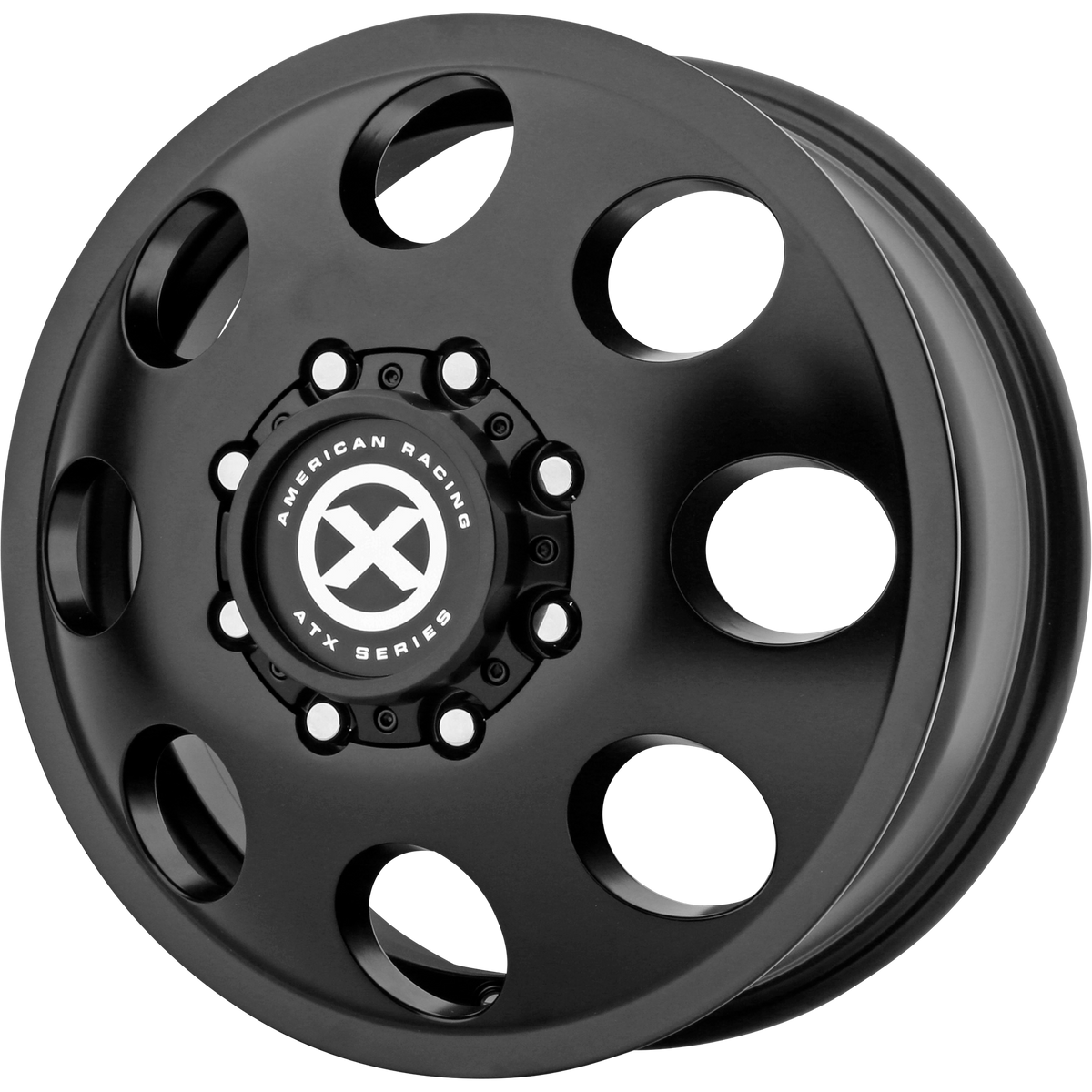 ATX Series AX204 Baja Dually 17x6.5 8x210 +111mm Offset Satin Black Wheel - Front