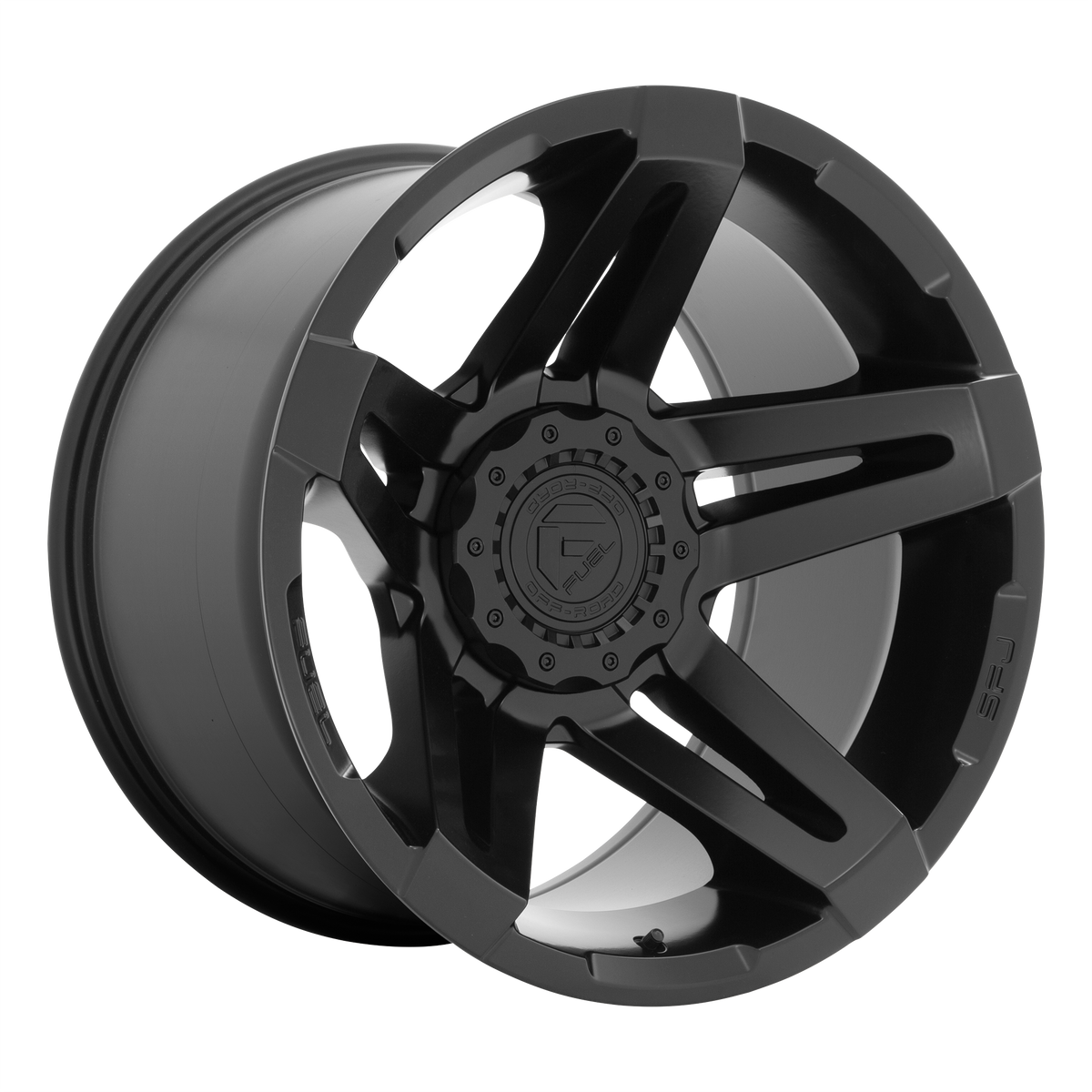 Fuel D763 Sfj 20x9 5x127 +1mm Offset Matte Black Wheel