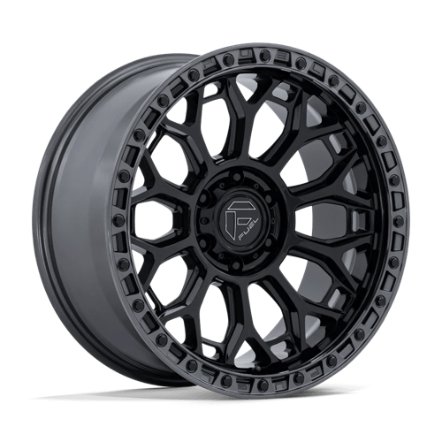 Fuel FC901 Talon 20x9 5x127 +1mm Offset Gloss Black w/ Gloss Gunmetal Lip Wheel