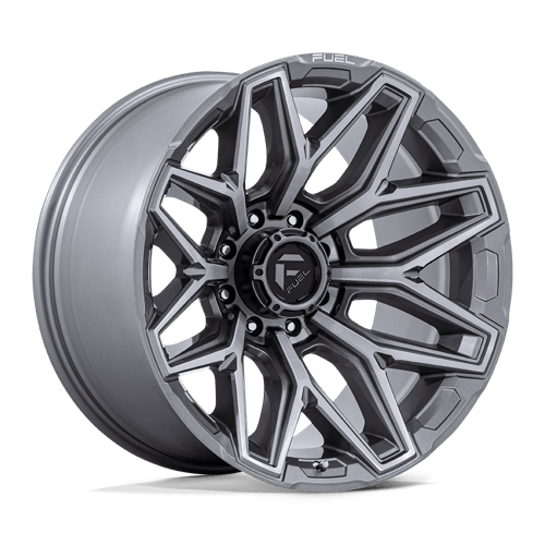 Fuel Flux 22x10 8x180 -18mm Offset Platinum Wheel