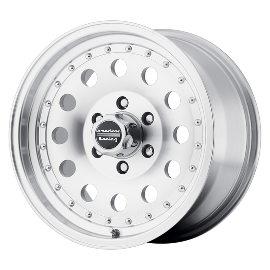 American Racing AR62 Outlaw Ii 16x8 5x139.7 +0mm Offset Machined w/ Clear Coat Wheel