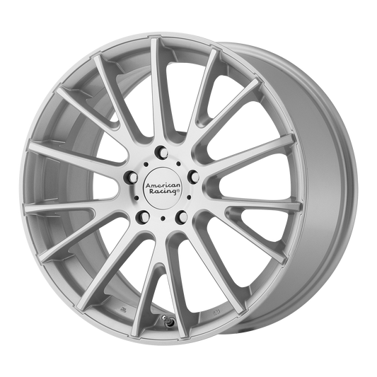 American Racing AR904 16x7 5x114.3 +40mm Offset Silver Machined Wheel