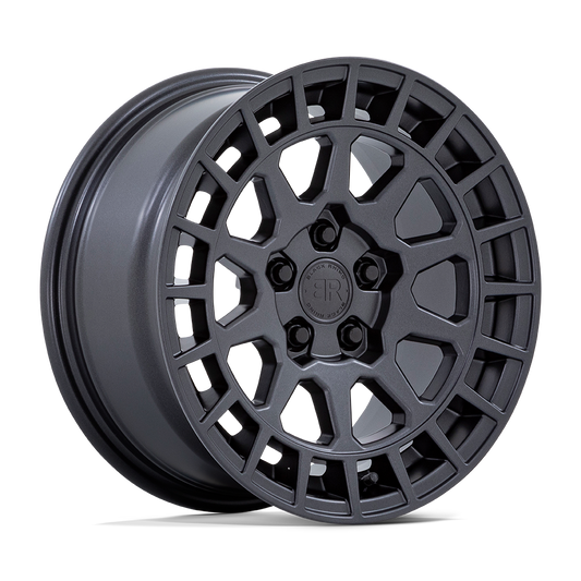 Black Rhino Hard Alloys Boxer 16x7 5x114.3 +15mm Offset Gun Black Wheel