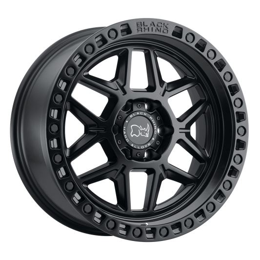 Black Rhino Hard Alloys Kelso 18x9 6x139.7 -12mm Offset Matte Black Wheel