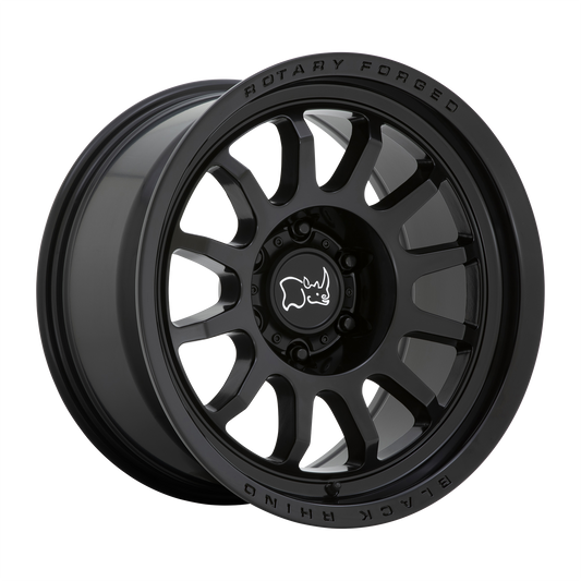 Black Rhino Hard Alloys Rapid 20x9 6x139.7 +12mm Offset Matte Black Wheel