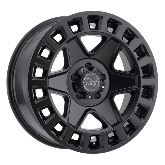 Black Rhino Hard Alloys York 17x8 5x114.3 +35mm Offset Matte Black Wheel