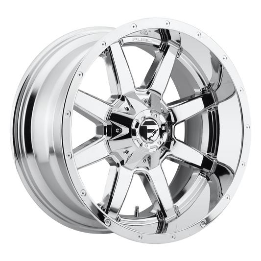 Fuel D536 Maverick Dually 17x6.5 8x210 +116mm Offset Chrome Wheel - Front