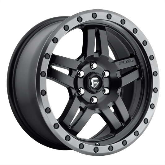 Fuel D557 Anza 15x8 5x114.3 -18mm Offset Matte Black Gunmetal Ring Wheel