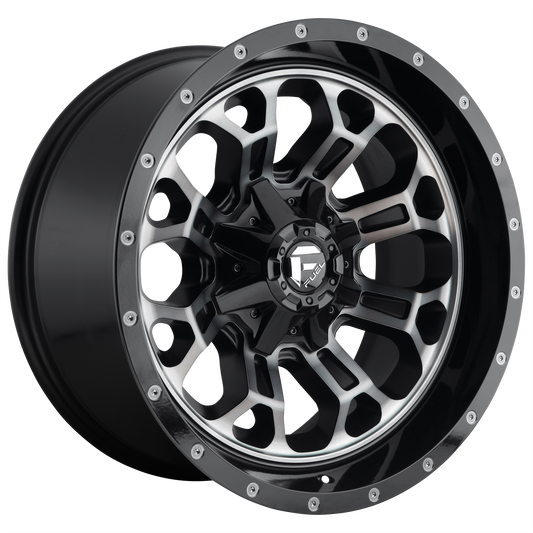 Fuel D561 Crush 18x9 6x135 +1mm Offset Gloss Machined Double Dark Tint Wheel