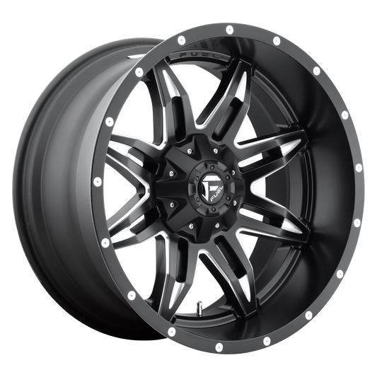 Fuel D567 Lethal 20x9 6x135 +1mm Offset Matte Black Milled Wheel