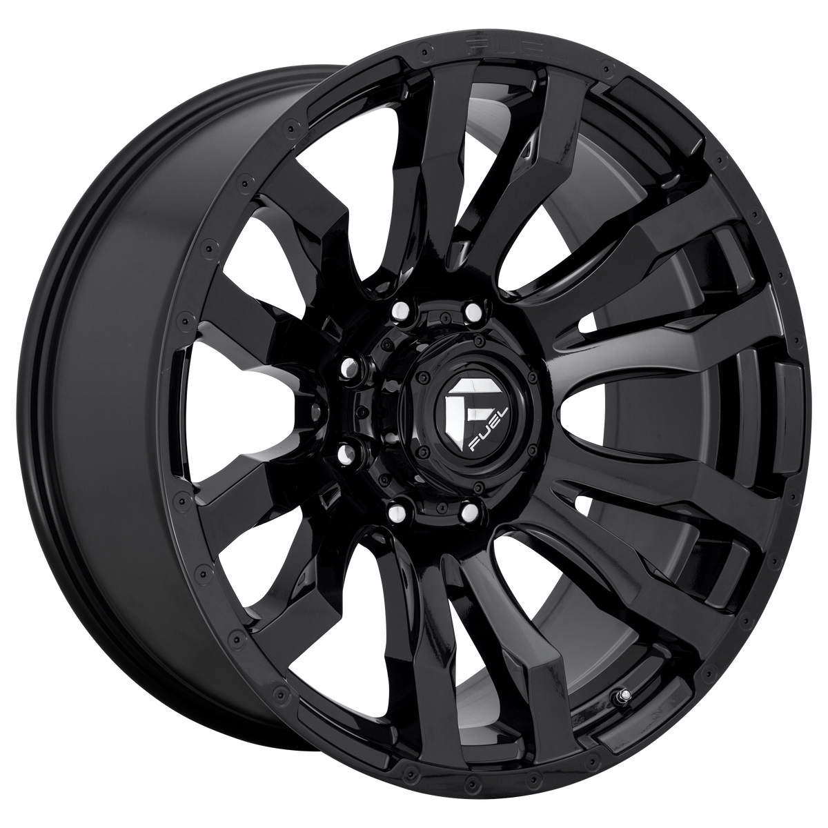 Fuel D675 Blitz Dually 20x8.25 8x200 +105mm Offset Gloss Black Wheel - Front
