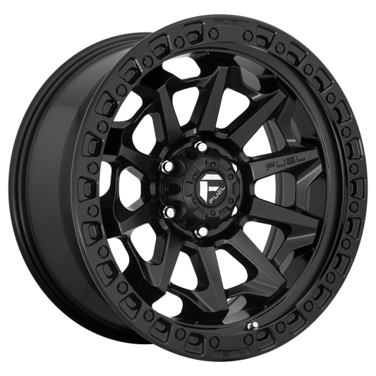 Fuel D694 Covert 15x8 5x139.7 -19mm Offset Matte Black Wheel