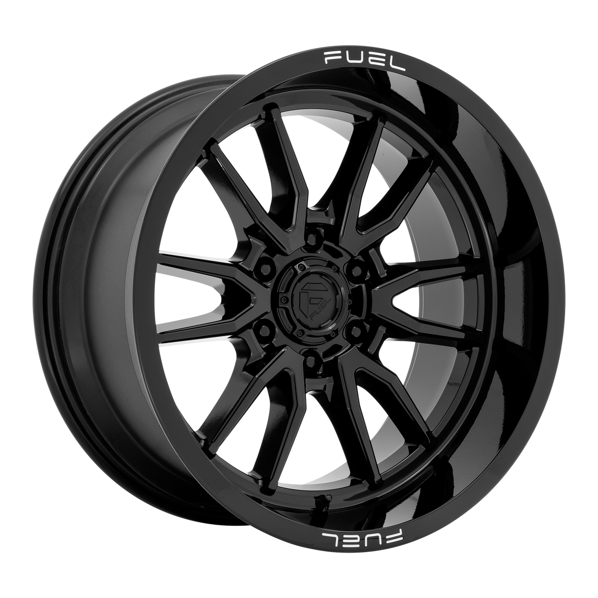 Fuel D760 Clash 20x9 8x170 +1mm Offset Gloss Black Wheel