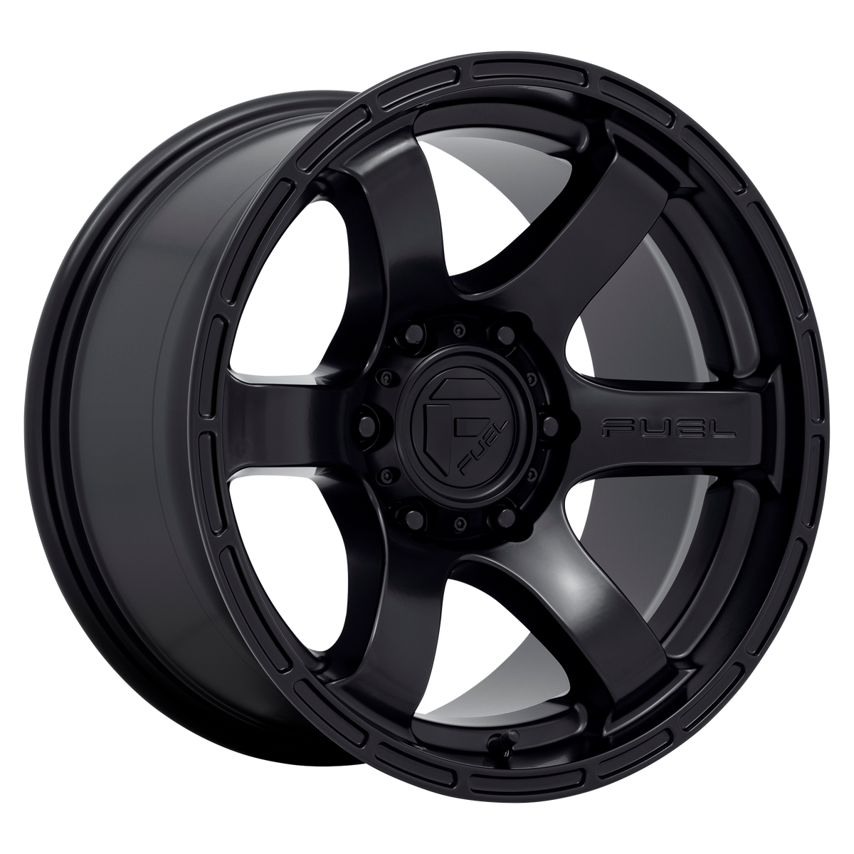 Fuel D766 Rush 18x9 6x139.7 +20mm Offset Satin Black Wheel