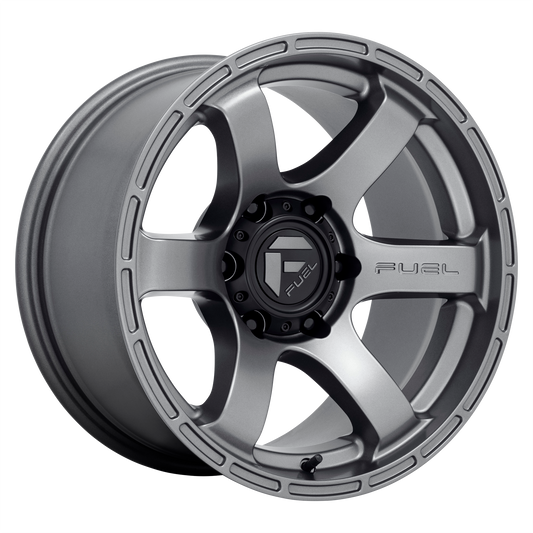 Fuel D767 Rush 18x9 6x120 +20mm Offset Matte Gunmetal Wheel
