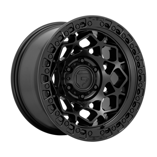 Fuel D786 Unit 17x9 6x135 +1mm Offset Matte Black w/ Matte Black Ring Wheel