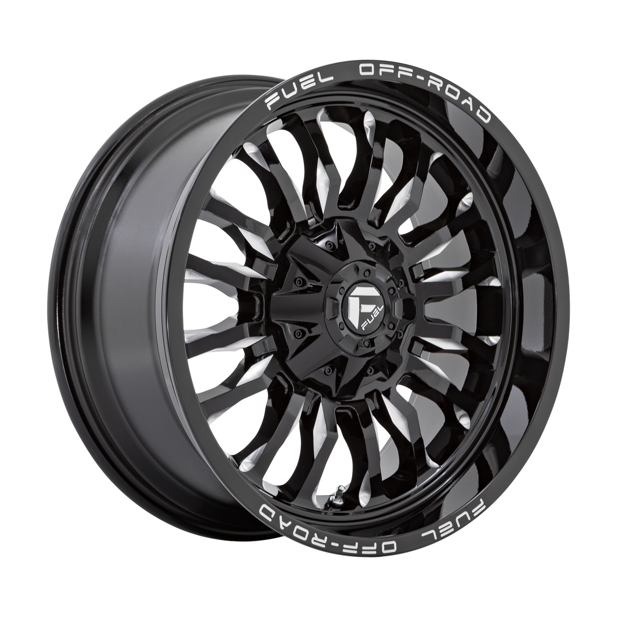 Fuel D795 Arc 20x9 8x180 +1mm Offset Gloss Black Milled Wheel