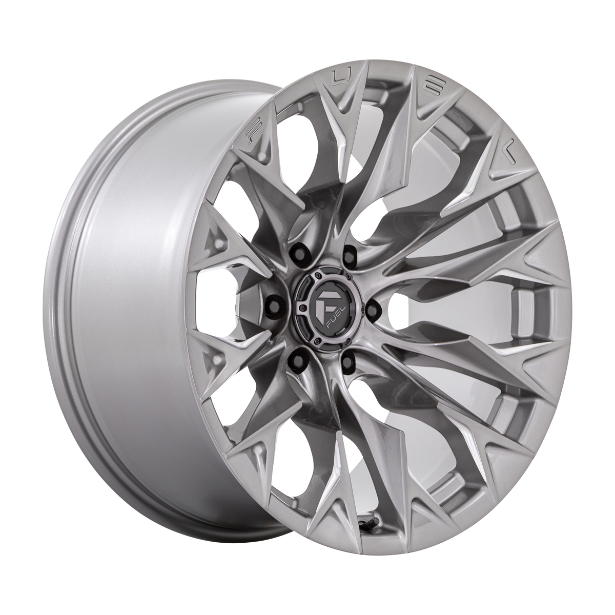 Fuel D806 Flame 20x10 5x127 -18mm Offset Platinum Wheel
