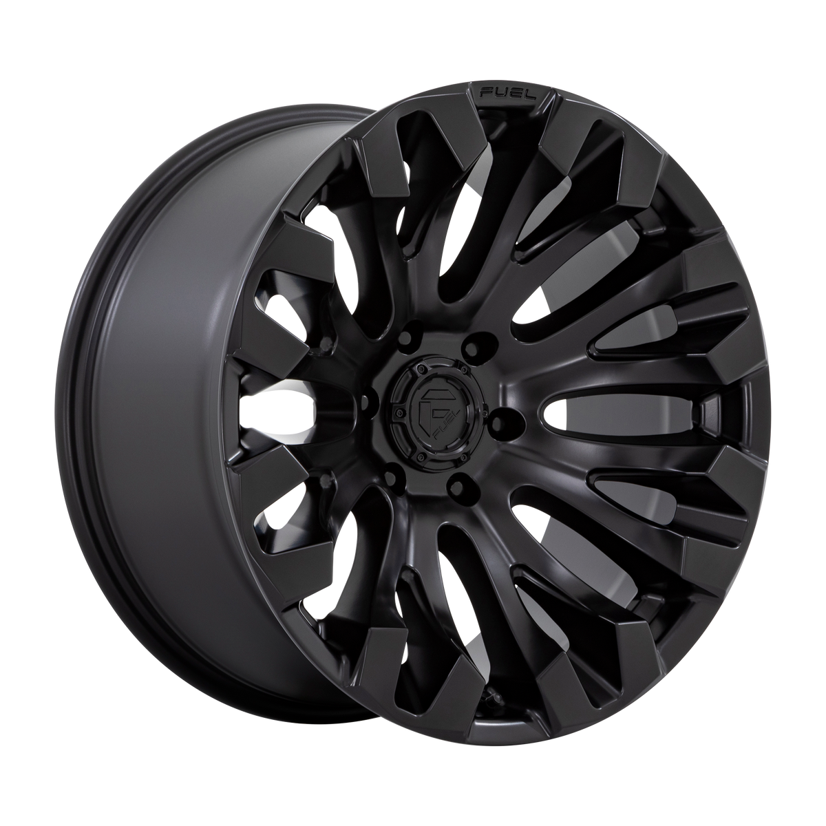 Fuel D831 Quake 20x10 6x139.7 -18mm Offset Blackout Wheel