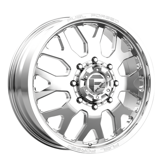 Fuel Mono FF19 Dually 24x8.25 8x200 -225mm Offset Polished Wheel - Rear