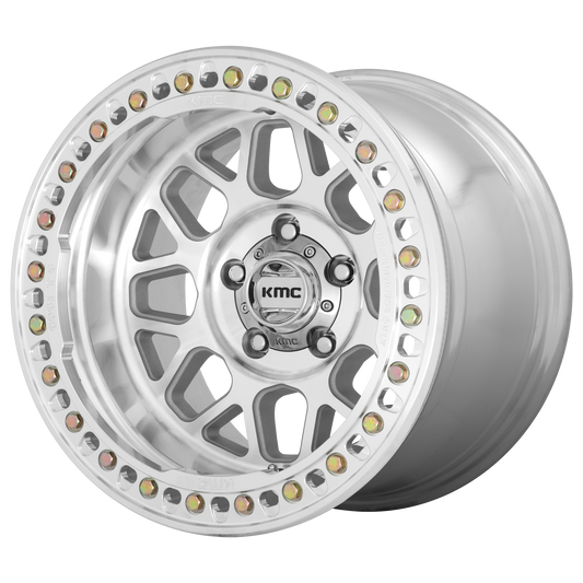 KMC KM235 Grenade Crawl Beadlock 18x9 6x135 +10mm Offset Machined Wheel