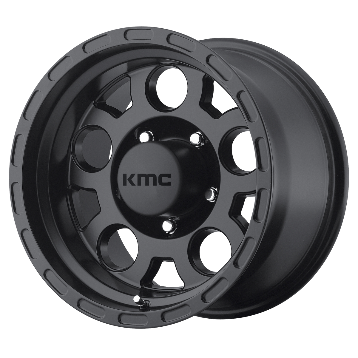KMC KM522 Enduro 16x8 5x127 +0mm Offset Matte Black Wheel