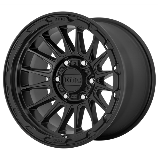 KMC KM542 Impact 16x8 6x139.7 +0mm Offset Satin Black Wheel