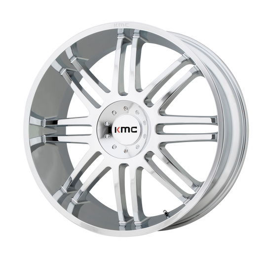 KMC KM714 Regulator 22x9.5 6x135 +30mm Offset Chrome Wheel