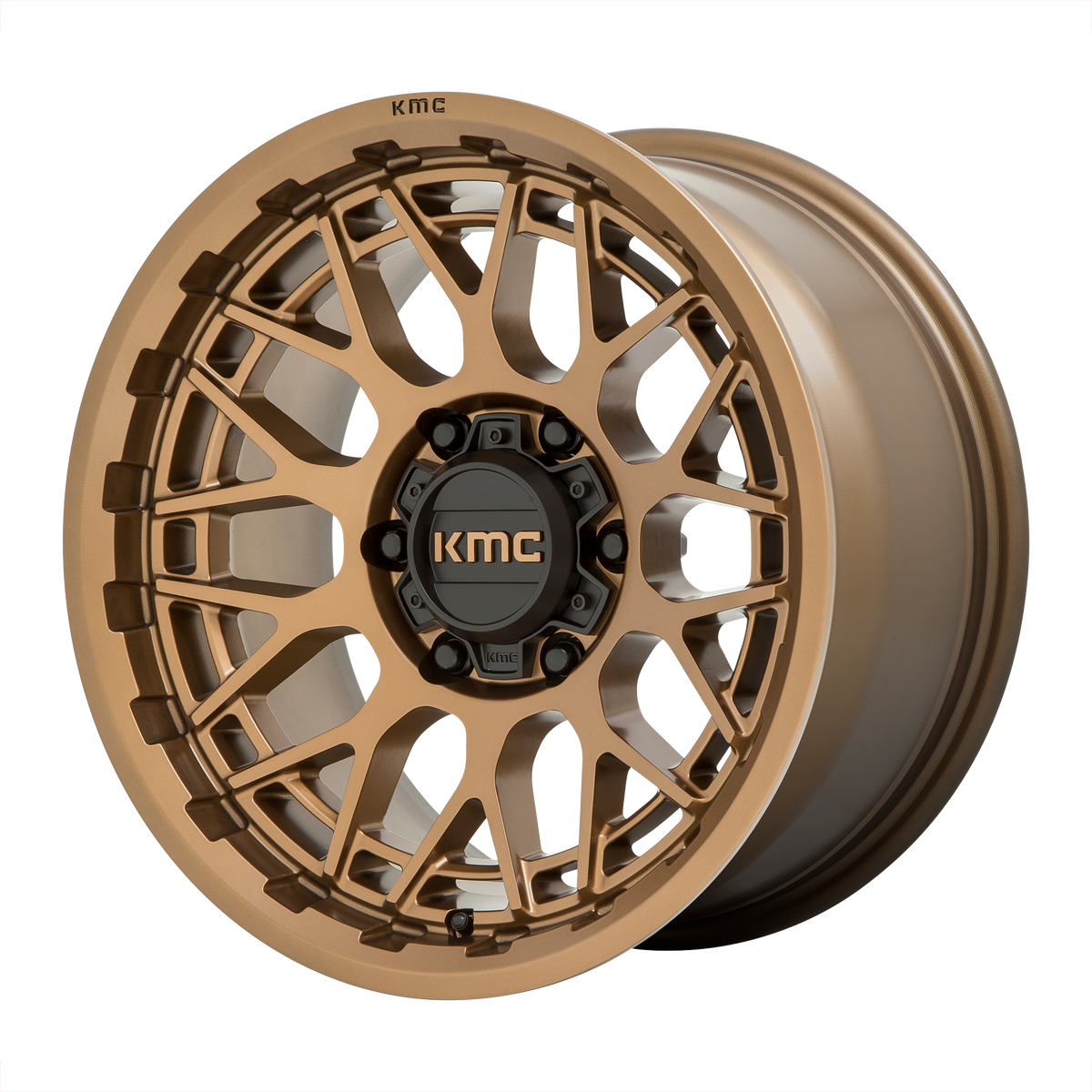 KMC KM722 Technic 20x9 6x139.7 +0mm Offset Matte Bronze Wheel