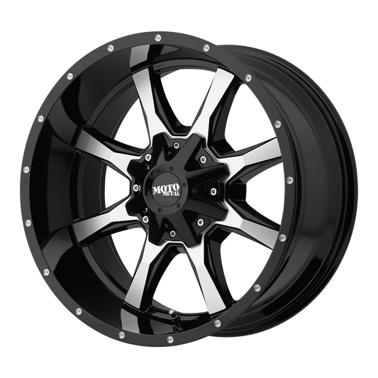 Moto Metal MO970 18x10 6x135 -24mm Offset Gloss Black Machined Wheel