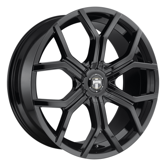 DUB S208 Royalty 22x9.5 6x135 +30mm Offset Gloss Black Wheel
