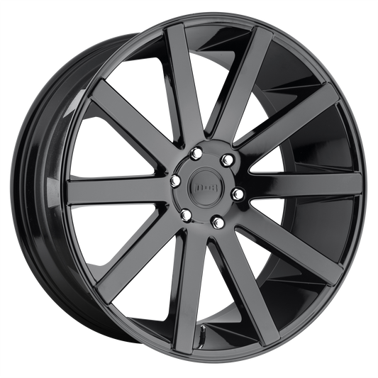 DUB S219 Shot Calla 24x10 5x139.7 +25mm Offset Gloss Black Wheel