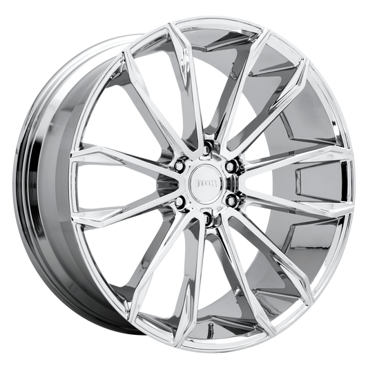 DUB S251 Clout 24x10 6x135 +30mm Offset Chrome Wheel