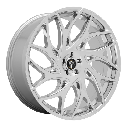 DUB S258 G.o.a.t. 24x10 6x135 +30mm Offset Chrome Wheel