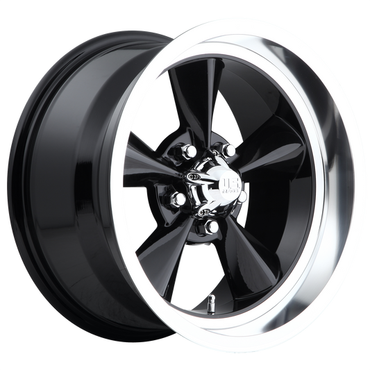 US Mag U107 Standard 15x8 5x120.65 +1mm Offset Gloss Black Wheel