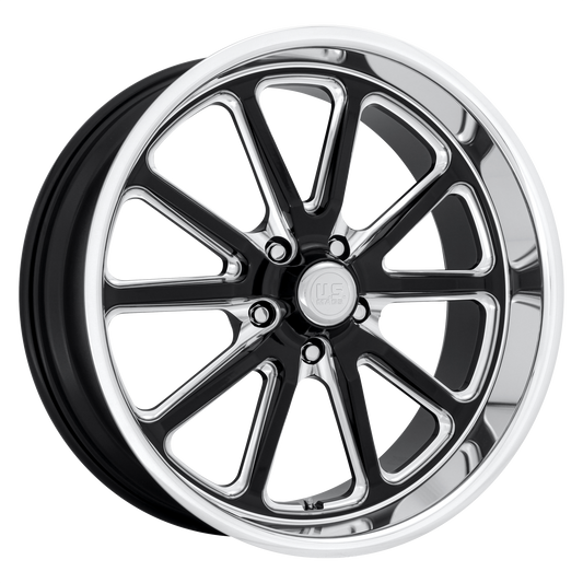 US Mag U117 Rambler 18x9.5 5x127 +1mm Offset Gloss Black Milled Wheel