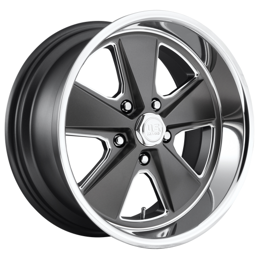 US Mag U120 Roadster 20x10.5 5x127 +1mm Offset Matte Gunmetal Machined Wheel