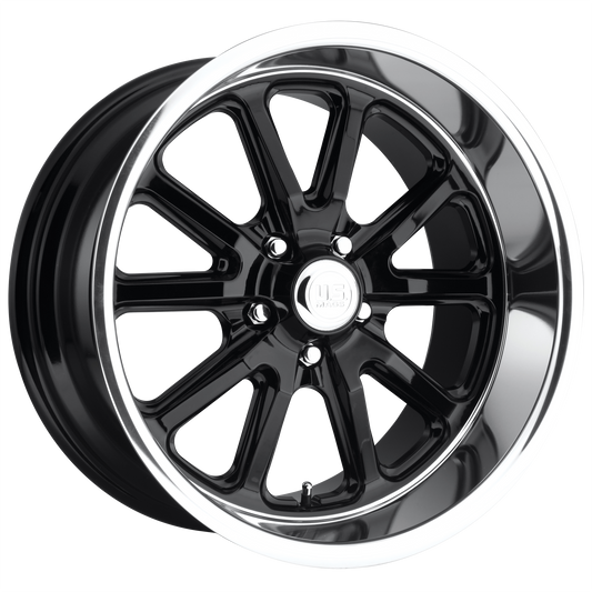 US Mag U121 Rambler 18x9.5 5x114.3 +1mm Offset Gloss Black Wheel