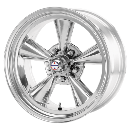American Racing Vintage VN109 Tt O 17x8 5x120.65 +0mm Offset Polished Wheel