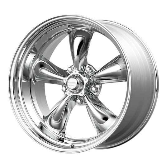 American Racing Vintage VN515 Torq Thrust II 1 Pc 16x8 5x120.65 -11mm Offset Polished Wheel