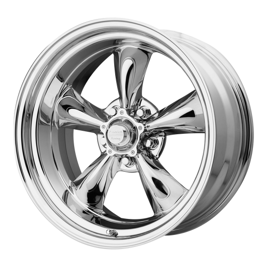 American Racing Vintage VN615 Torq Thrust II 1 Pc 16x8 5x120.65 -11mm Offset Chrome Wheel