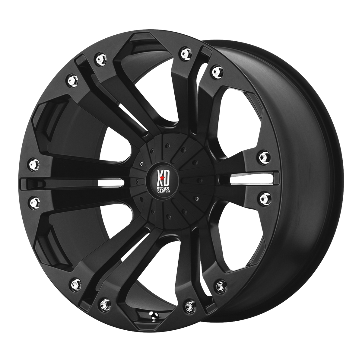XD XD778 Monster 18x9 6x135 +35mm Offset Matte Black Wheel