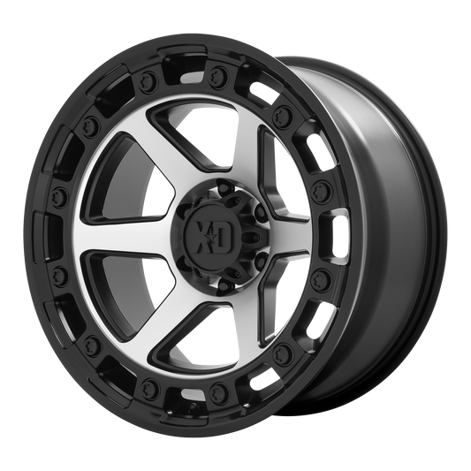 XD XD862 Raid 20x10 6x139.7 -18mm Offset Satin Black Machined Wheel