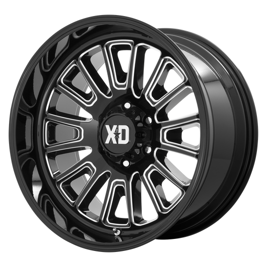 XD XD864 Rover 20x10 6x135 -18mm Offset Gloss Black Milled Wheel