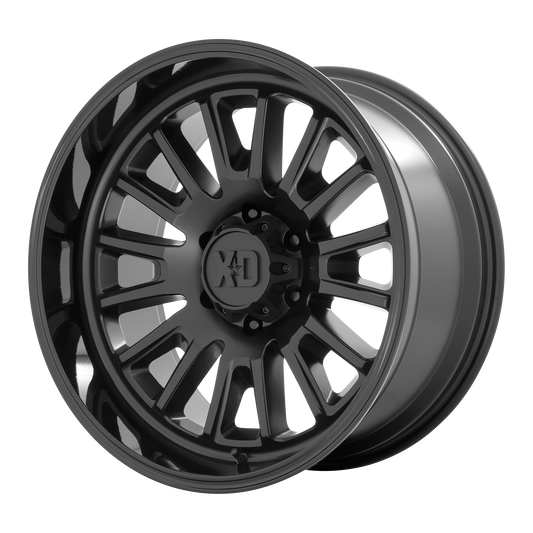 XD XD864 Rover 22x10 5x127 -18mm Offset Satin Black w/ Gloss Black Lip Wheel